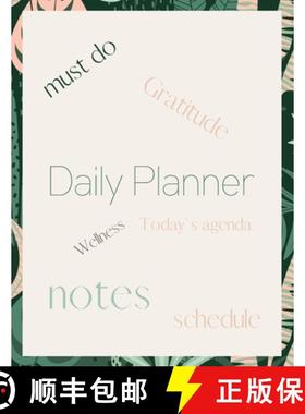 预订 Daily Planner: Undated Daily Planner- Day at a glance [9786988475740]