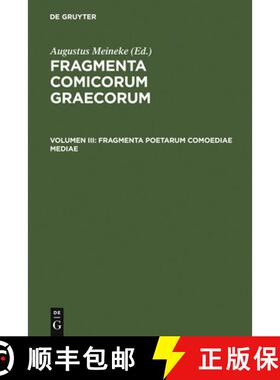预订 Fragmenta Poetarum Comoediae Mediae [9783111300429]