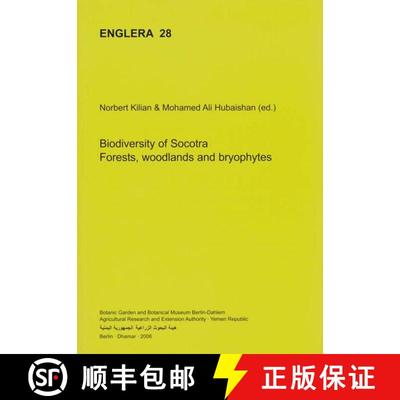 预订 Biodiversity of Socotra: Forests, Woodlands and Bryophytes [9783921800614]