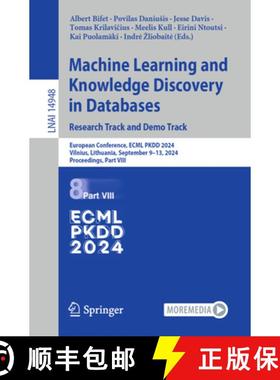 【3-4周达】Machine Learning and Knowledge Discovery in Databases. Research Track and Demo Track: Euro... [9783031703706]