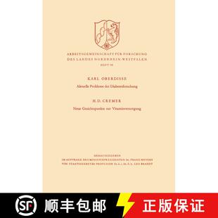 【3-4周达】Aktuelle Probleme der Diabetesforschung. Neue Gesichtspunkte zur Vitaminversorgung [9783663003861]