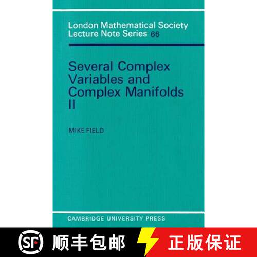 【3-4周达】Several Complex Variables and Complex Manifolds II: - Several Complex Variables and Comple... [9780521288880]