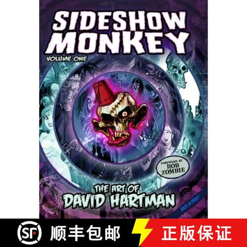 【3-4周达】SIDESHOW MONKEY - The art of David Hartman [9781411668317]