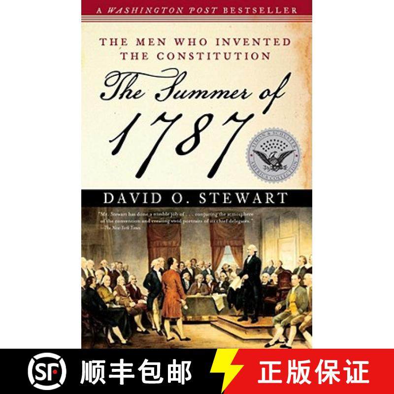 【3-4周达】The Summer of 1787: The Men Who Invented the Constitution [9780743286930]