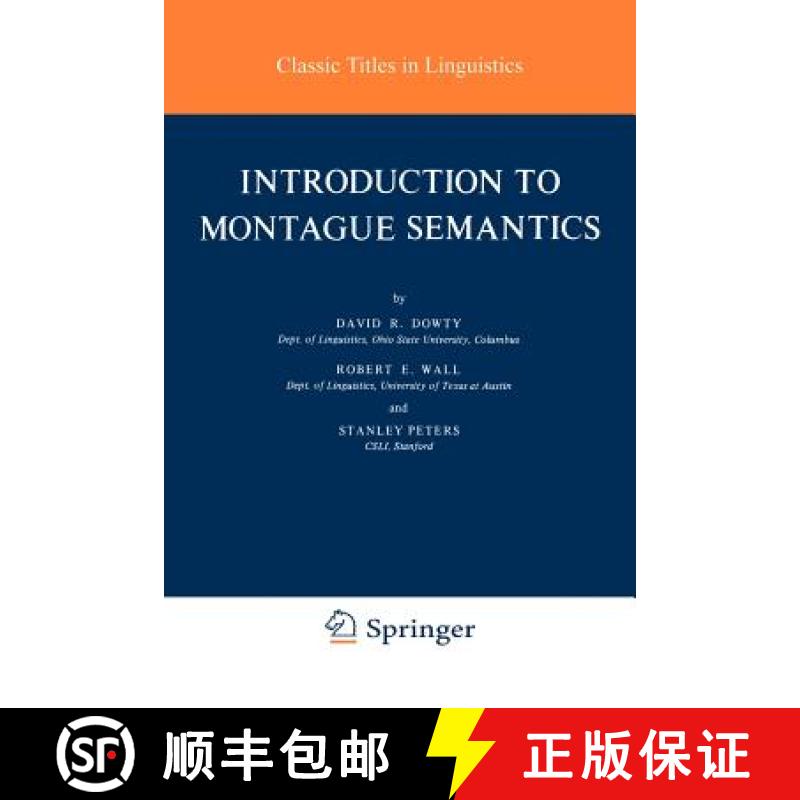 【3-4周达】Introduction to Montague Semantics [9789027711427]
