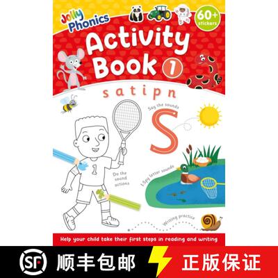 【3-4周达】Jolly Phonics Activity Book 1: in Precursive Letters (British English edition) [9781835823651]