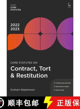 预订 Core Statutes on Contract, Tort & Restitution 2022-23 [9781509960224]