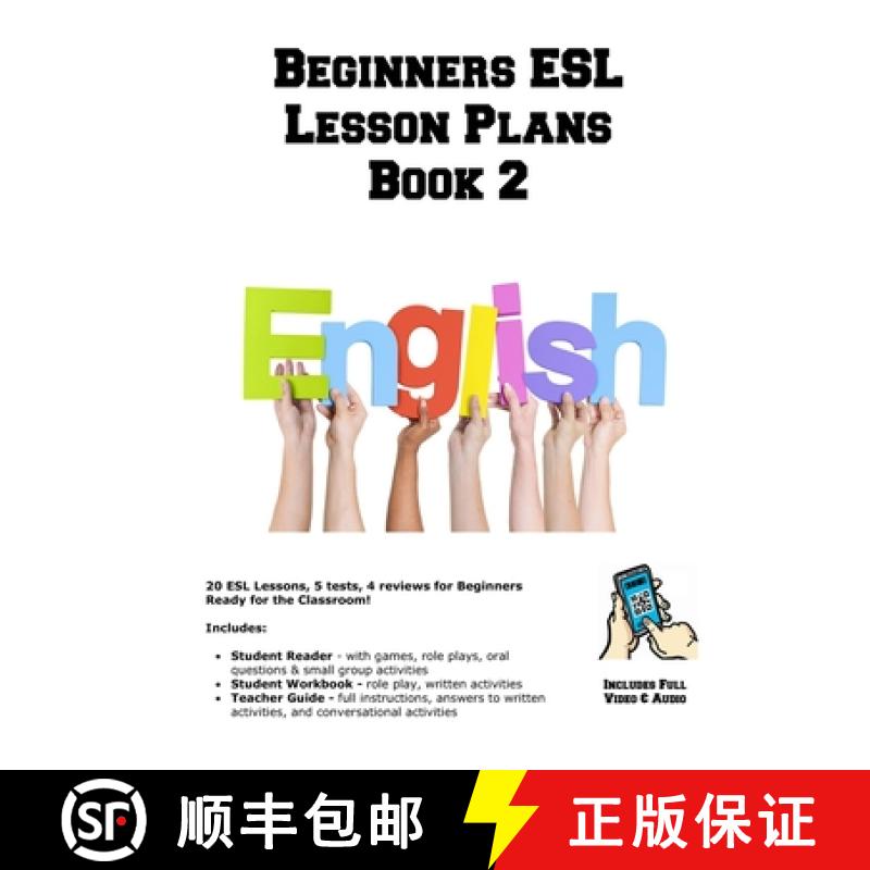 【2-3周达】Beginners ESL Lesson Plans Book 2 [9781772454123]