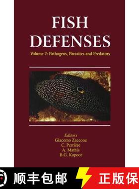 【3-4周达】Fish Defenses, Volume 2: Pathogens, Parasites and Predators [9781138113534]
