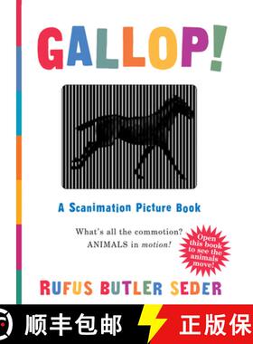 光与影视觉动画书系列 Gallop!: A Scanimation Picture Book [9780761147633]