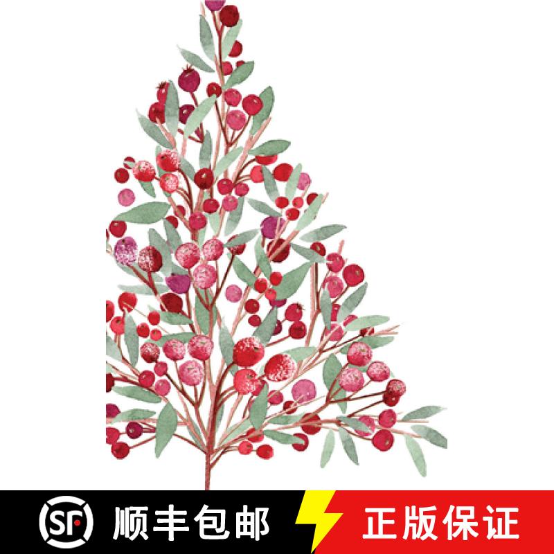 【3-4周达】Festive Bough Small Boxed Holiday Cards (20 Cards, 21 Self-Sealing Envelopes) [9781441345875]