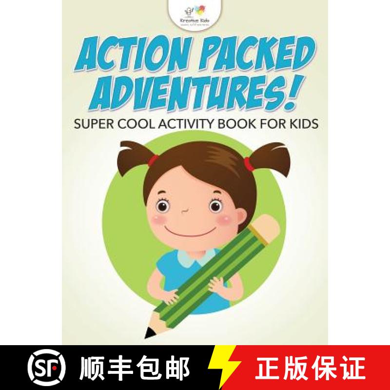 【2-3周达】Action Packed Adventures! Super Cool Activity Book for Kids [9781683777496]