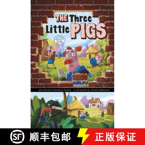 预订 The Three Little Pigs: A Discover Graphics Fairy Tale [9781663921437]