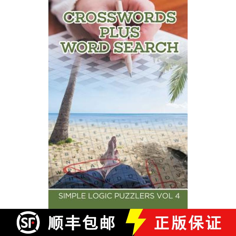 【3-4周达】Crosswords Plus Word Search: Simple Logic Puzzlers Vol 4 [9781682802465]