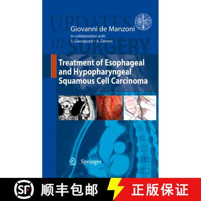 【3-4周达】精装 Treatment of Esophageal and Hypopharyngeal Squamous Cell Carcinoma [9788847023291]