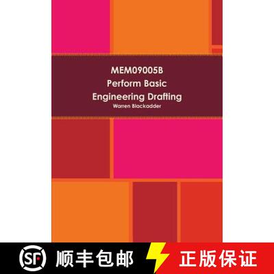 【3-4周达】MEM09005B Perform Basic Engineering Drafting [9781291588910]