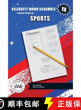 【3-4周达】Celebrity Word Scramble Famous Names in Sports [9798990963085]