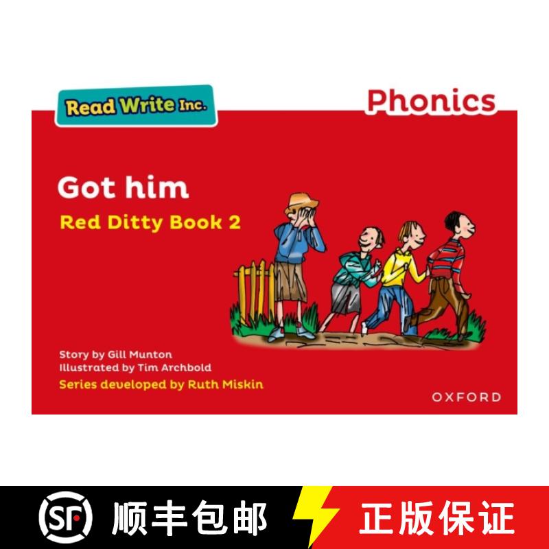 【2-3周达】Read Write Inc. Phonics: Got Him (Red Ditty Book 2) [9780198371205]