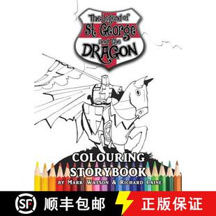 George Dragon 9781999368630 Legend and 4周达 Storybook Colouring the Colo... The