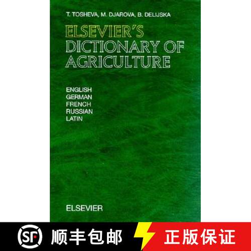 【3-4周达】精装 Elsevier's Dictionary of Agriculture: In English, German, French, Russian and Latin [9780444500052]
