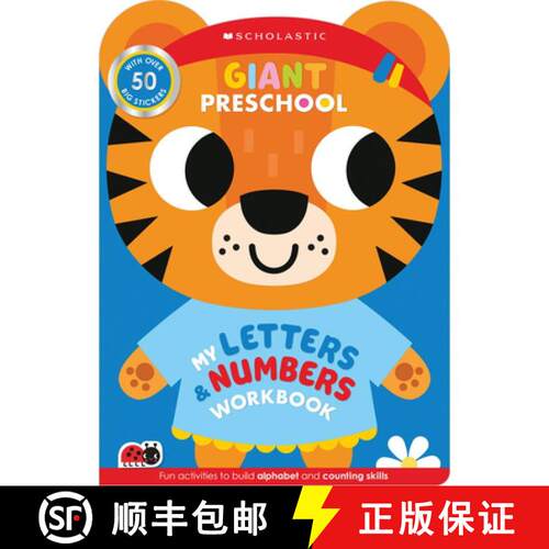 【3-4周达】Giant Preschool: My Alphabet and Counting Workbook (Scholastic Early Learners) [9798225055721]