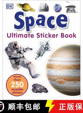 【3-4周达】Ultimate Sticker Book: Space: More Than 250 Reusable Stickers [9781465448811]