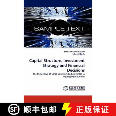 预订 Capital Structure, Investment Strategy and Financial Decisions [9783844316766]