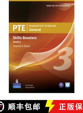 【3-4周达】Pearson Test of English General Skills Booster 3 Teacher's Book and CD Pack [9781408277942]