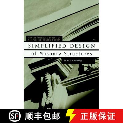 【3-4周达】Simplified Design Of Masonry Structures [Wiley建筑] [9780471179887]
