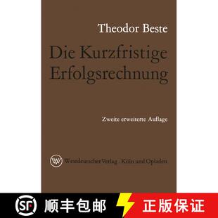 【3-4周达】Die Kurzfristige Erfolgsrechnung (2. Auflage 1962) [9783322982605]