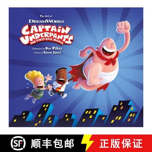 【3-4周达】精装 Art of Captain Underpants The First Epic Movie: The First Epic Movie [9781785652905]