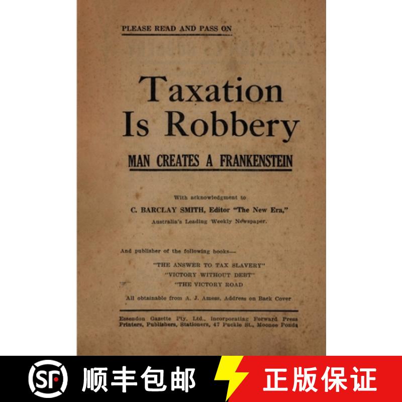 【3-4周达】Taxation is Robbery [9782925369233]