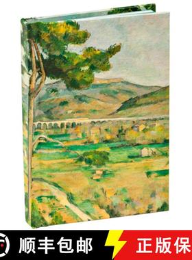 【3-4周达】Teneues - Mini Notebook: Paul Cezanne Mont Sainte-Victoire, Hardcover, 120 Dot-Grid Pages ... [9781623258269]