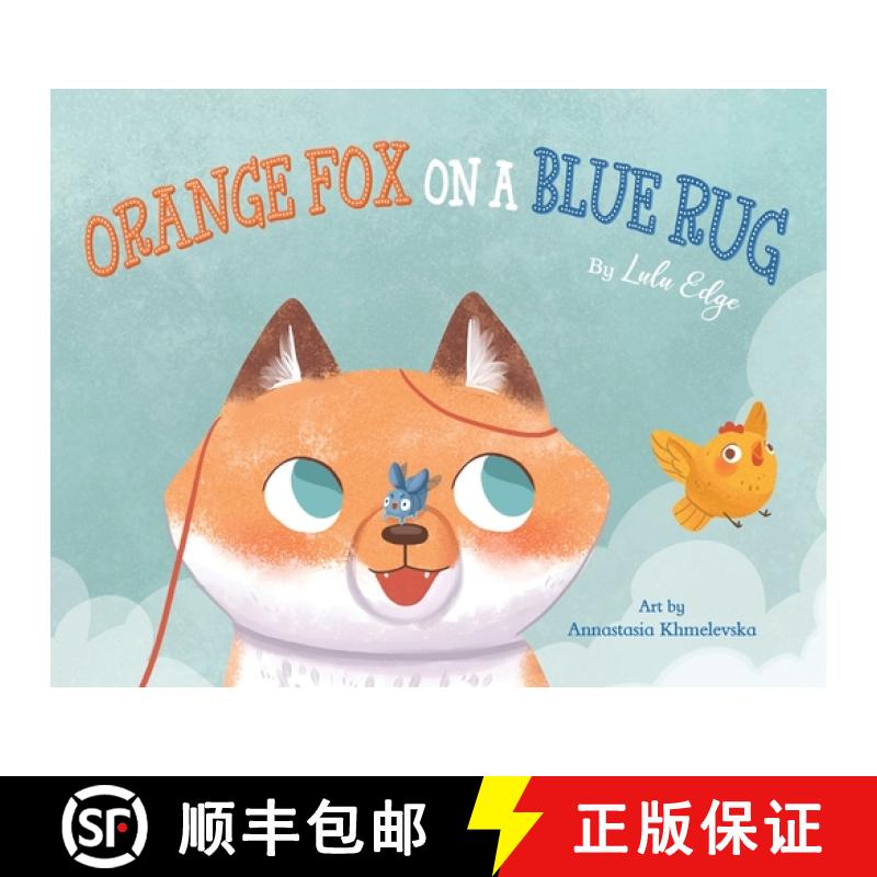 【2-3周达】Orange Fox on a Blue Rug [9798987409701]