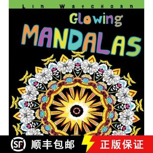 With Black 预订 9781945362002 Mandalas Background Glowing