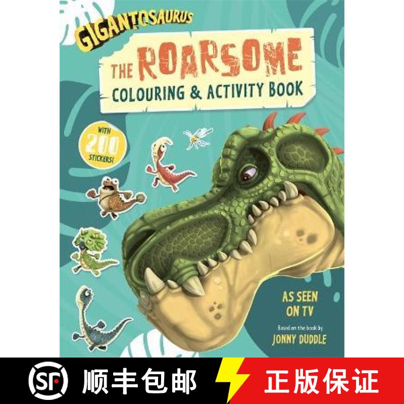【3-4周达】Gigantosaurus - The Roarsome Colouring & Activity Book: Packed with 200 stickers! [9781787418448]