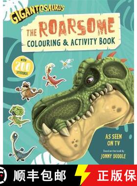 【3-4周达】Gigantosaurus - The Roarsome Colouring & Activity Book: Packed with 200 stickers! [9781787418448]