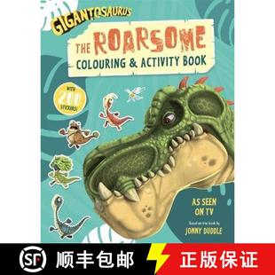The Gigantosaurus 200 9781787418448 with Roarsome 4周达 Book Activity Colouring stickers Packed