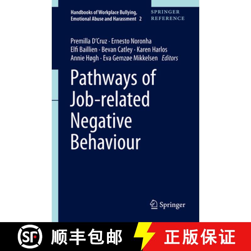 【3-4周达】Pathways of Job-Related Negative Behaviour [9789811309342]