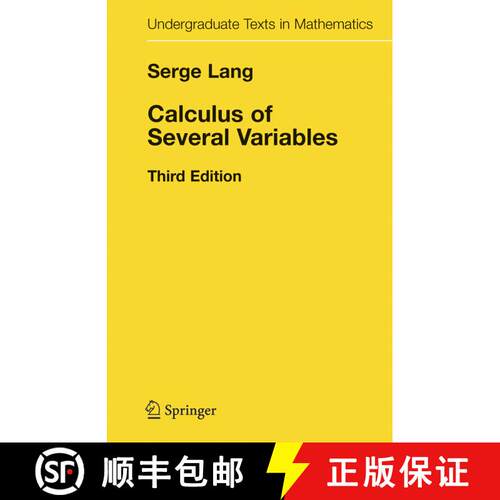 【3-4周达】精装 Calculus of Several Variables (Third Edition 1987) [9780387964058]