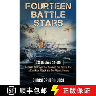 预订 WWII War Destroyer That USS DD410 K... 9798348490706 Stars Hughes The Pacific Survived Battle Fourteen