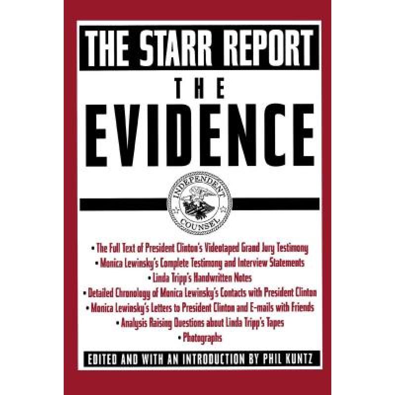 预订 the evidence the starr report[9780671034993]