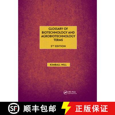 【3-4周达】Glossary of Biotechnology & Agrobiotechnology Terms [9780367658472]