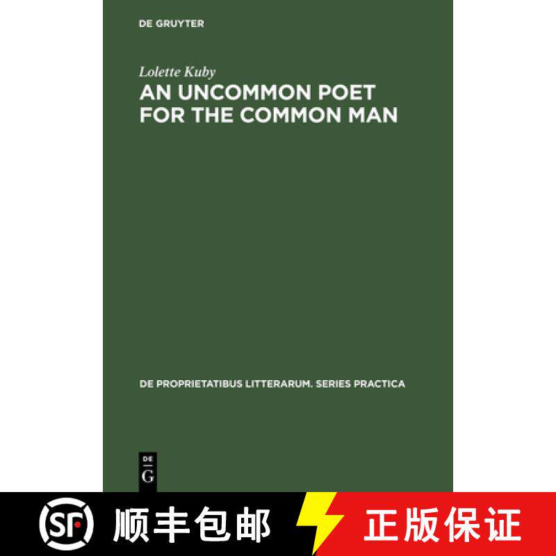 预订 An Uncommon Poet for the Common Man: A Study of Philip Larkin's Poetry [9789027927200]
