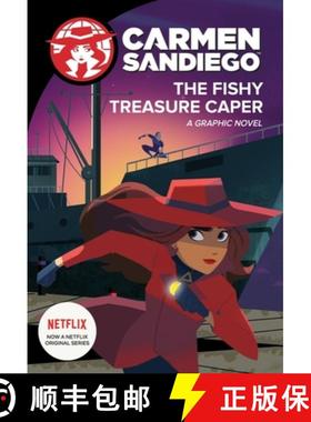 【3-4周达】Carmen Sandiego: Fishy Treasure Caper (Graphic Novel) [9781328495075]