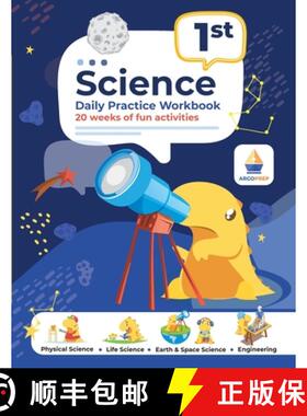 【3-4周达】1st Grade Science: Daily Practice Workbook | 20 Weeks of Fun Activities (Physical, Life, E... [9781962936101]