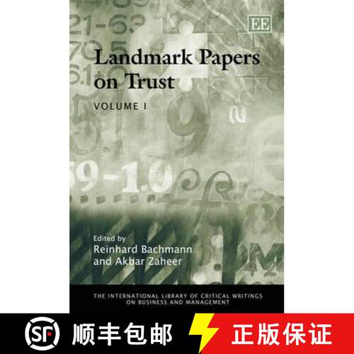 【3-4周达】精装 Landmark Papers on Trust [9781845429348]