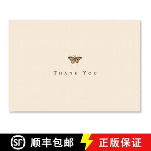 【3-4周达】Thank You Notes Gold Butterfly [9781593591083]