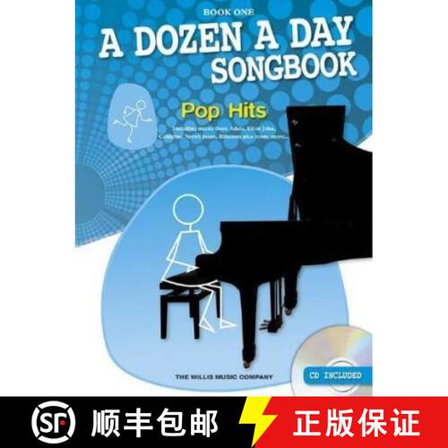 【3-4周达】Dozen a Day Songbook 1 Pop Hits: Pop Hits - Book One [9781780389080]