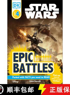 【3-4周达】DK Readers L4: Star Wars: Epic Battles: Find Out about the Galaxy's Scariest Clashes! [9780756636036]